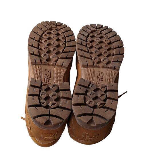 Fila Boots Mens 10.5 Diviner Combat Work Shoes Synthetic Lace Up Hiking 1HM00556 - Picture 10 of 14